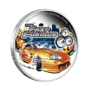 2023 Fast And Furious Toyota Supra 1oz Silver Proof Coloured Coin 23T05AAA JDM