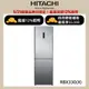 HITACHI 日立 313公升變頻兩門冰箱 RBX330琉璃鏡(X) 大型配送