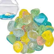 Zasdvn Glow in The Dark Stones | Fish Tank Rocks - Luminous Decor Glowing Pebbles for Garden Landscaping Yard Backyard Patio Pathway Walkway