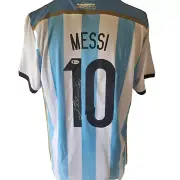2014/15 Lionel Messi Hand Signed Argentina Jersey Becketts coa