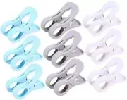 Beach Towel Clips, Large Size Windproof Plastic Clips, Bathroom Towel Clips