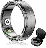 Home Smart Ring for Men Women Fitness Ring Bluetooth-Compatible Digital Ring Waterproof Sleep Monitoring Pedometer Step Counter 5-7 Days Battery Life Health Rings for iOS/Android