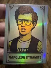 Jon Heder Custom Holographic Refractor Art Trading Card /9
