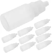 LAPYAPPE Travel-sized Dropper Bottles 10ml Empty Plastic Bottles for Eye Drops Liquids Compact Portable for Pigments