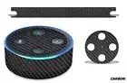 Skin Decal Wrap for the Amazon Echo Dot 2nd Gen Alexa Graphics Stickers CARBON