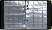 480 Pockets Coin Collection Storage Book Album Money Holder Leather Coins Folder