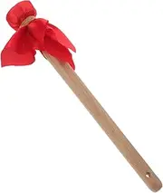 Yardwe Wooden Handle Gong Mallet with Cloth Tip Unique Sound Drum Hammer for Gongs and Percussion Instruments Lightweight Accessory for Musicians and Students