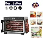 5-Tray Stainless Steel Food Dehydrator with 48H Timer – Ideal for Jerky & Snacks
