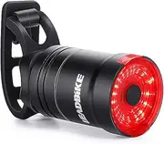 Bike Rear Light - USB Rechargeable Bike Tail Light Brake Sensing Warning Cycling Light, Waterproof for Night Rider Bike Light
