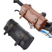 Vintage Cycling Saddle Bag PU Leather Vintage Bike Bag Retro Bicycle Tail Bag