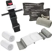 Tactical Tourniquet, 6" Israeli Bandage, Elastic Bandage, 12m Skimmed Gauze, First Aid Procedure to Control Blood Loss, Emergency Bandage Tourniquet Emergency Bandage Tourniquet for Outdoor Activities