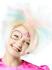 Weird Barbie Girls Short Blonde Costume Wig