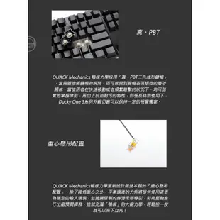 Ducky One 3 DKON2108ST RGB 機械鍵盤 100% 黑色 白色/ 黑色英文版(純英文鍵帽)/ 青軸