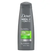 Dove Men Care 2 in 1 Fortifying Shampoo Conditioner - 12 fl oz Fresh and Clean
