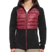 NEW COLUMBIA SNOWFIELD DOWN HYBRID JACKET WOMENS M FULL ZIP WINTER JACKET