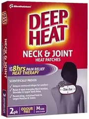3 PACK OF Deep Heat Neck & Joint Patches 2 Pack