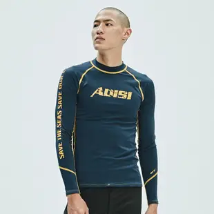 ADISI 男抗UV圖騰防磨防曬長袖上衣AR1913109 (M-3XL) / 城市綠洲 (防磨衣、水母衣、溯溪、浮潛、衝浪、水上活動)