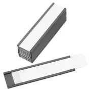 10 Pcs Magnetic Label Holder 4" x 1" with Paper Inserts C Channel