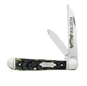Case Copperhead 38192 Pocket Worn 25th Anniversary Olive Green Bone