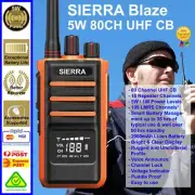 Radios for Hiking safety -SIERRA BLAZE and SIERRA BLAZE 'plus' 5W 80CH H/H CB