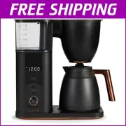Matte Black 10-Cup Drip Coffee Maker | Custom Brew Strength & Auto Brew Feature