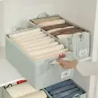 Large Capacity Clothes Storage Box Foldable Closet Organizer Underwear Socks