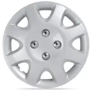 14" Silver Hubcaps for Honda Civic Hubcaps 1Style Wheel Covers - Set of 4 Pieces