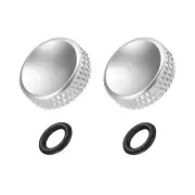 Camera Shutter Button, 2Pcs 12mm Concave Surface Shutter Release Button Silver