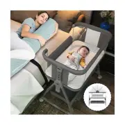 Baby Bassinet Bedside Sleeper, 3 in 1 Baby Bassinet Bedside, Arms Reach Co Sl...
