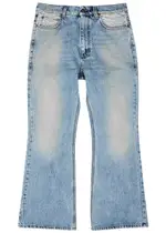 Erl Patchwork Stars Flared Jeans - Light Blue - L L