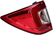 1 pc Outer Left/Right Tail Light ，Compatible for Pilot 2019-2022 Rear Light Brake Lamp Turn Signal Light Driving Lamp(Outer Left)