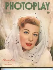 MAG: Photoplay-Greer Garson-Bette Davis-Gregory Peck-Van Heflin-Jan-1947