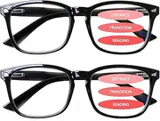 SIGVAN Progressive Multifocal Computer Glasses Women Men Blue Light Blocking Reading Glasses Spring Hinge Readers
