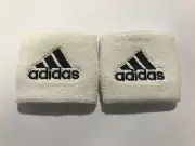 1 x PAIR ADIDAS WRIST BANDS WHITE FOR TENNIS SQUASH BADMINTON DANCE GYM D58421