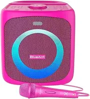 BlueAnt Wireless X4 Bluetooth Party Speaker, Pink