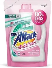 BIOZET ATTACK Plus Softener Laundry Liquid Detergent Refill, Clear, 482480