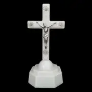 LED Light Christ Jesus Lcon Cross Home Church Pray Ornaments Church Souvenirs white