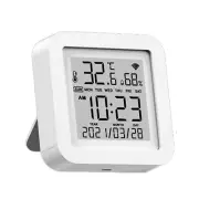 Tuya Time/Date/Temperature/Humidity Display Home Intelligent Linkage Sensor D4T9