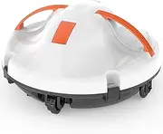 GAMPLAE Pool Vacuum for Above Ground Pool, Cordless Robotic Pool Cleaner Dual-Drive Motors, 130 Mins Runtime, Self-Parking, Pool Vacuum Robot for In-Ground Flat Pools up to 1100 Sq.Ft