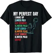 [X.Style] My Perfect Day Water Polo Women's Water Polo ds1107 T-Shirt Black
