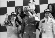 Patrick Depailler Tyrrell third Carlos Reutemann Ferrari race- 1978 Old Photo