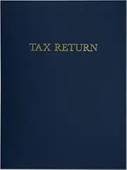 9 x 12 Presentation Folders - Standard Two Pocket w/Gold Foil Tax Return (50 Qty.) | Perfect for Tax Season, Brochures, Sales Materials and so Much More! | SF-101-546-TAX-50
