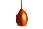 Elena Metal Wine Glass Cord Drop Pendant Light Lamp Reflective Finish - Orange.