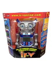 Vintage IR-V Online Wireless Internet Robot Toy Blue 2001 NEW RARE Furby ET