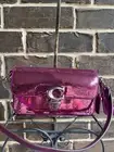 NWT $425 COACH Studio Baguette Sequin Shoulder Crossbody Bag Pink