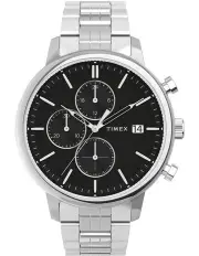 [Timex] Chicago Chrono 45mm Silver Tone Watch TW2V01600