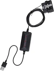 Electric Bikes Battery Jumper Cable, Portable USB Power Bank, Smart OBD Memory Protection, Anti-Short Circuit Design, Jump Starter 59.06 Inches for Roadside Assistance