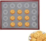 Cream Puff Pastry Baking Mat - Macaron Silicone Baking Mats, Cream Puff Baking Tray | De Grad Baking Tray Cookie Liner