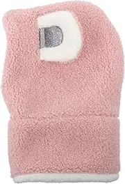 [RORPOIR] Children's Pullover Scarf Knitted Hat Bow Tie Plush Earflap Winter Hat Warm Neckerchief Plush Scarf for Winter Warm Scarf Warm Earflap Dark Grey Imitation Cashmere