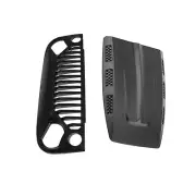 Plastic Hood& Front Air Inlet Grille Cover For Jeep Wrangler Rubicon 1:10RC Car